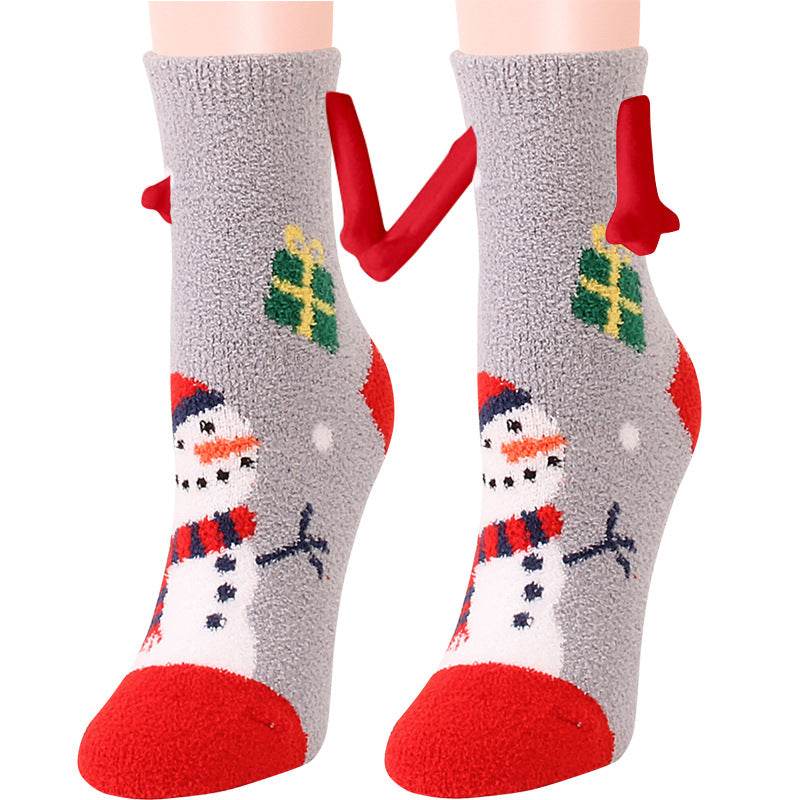 BuyHand-In-Hand Mangetic Christmas Socks - Goodlifebean Plushies | Stuffed Animals