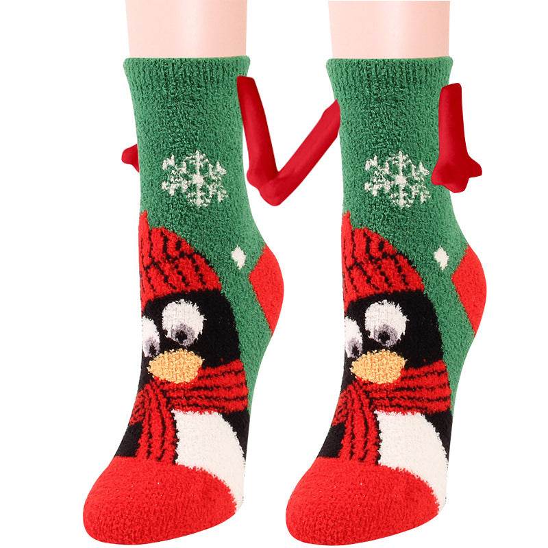 BuyHand-In-Hand Mangetic Christmas Socks - Goodlifebean Plushies | Stuffed Animals