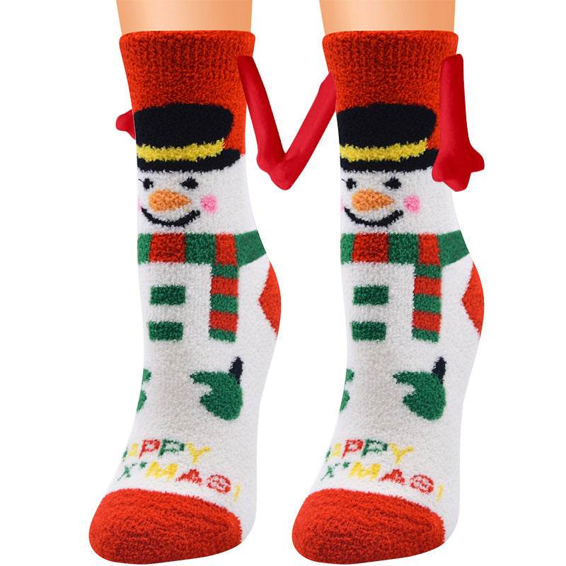 BuyHand-In-Hand Mangetic Christmas Socks - Goodlifebean Plushies | Stuffed Animals
