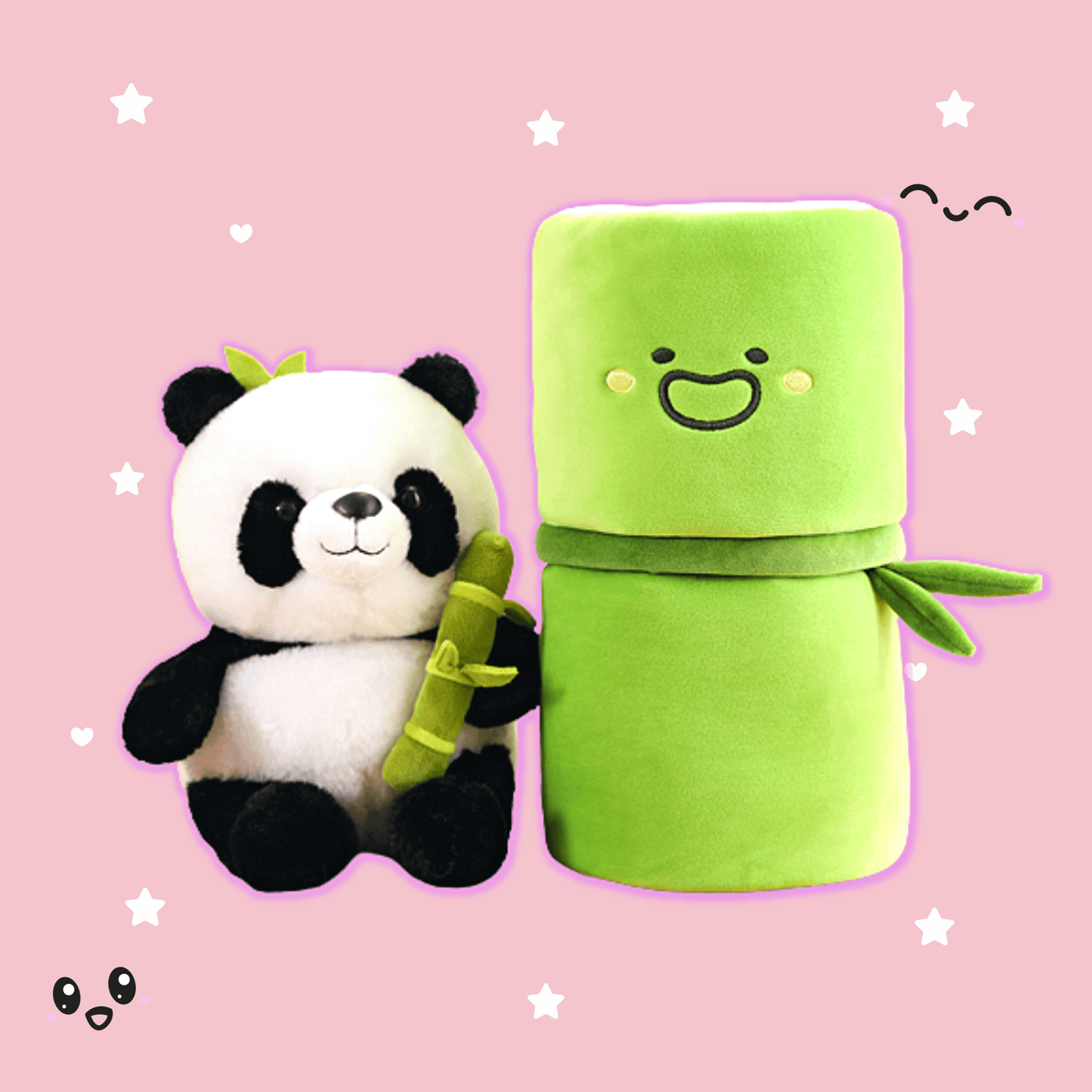 BuyKawaii Panda Plushie Inside Bamboo | Cute Panda Plushie - Goodlifebean Plushies | Stuffed Animals
