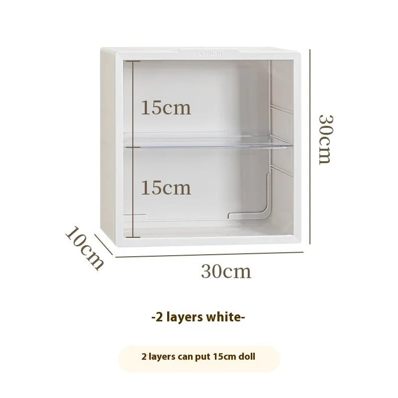 Labubu Display Cabinet – Clear Acrylic Dustproof Wall - Mount Case - Goodlifebean