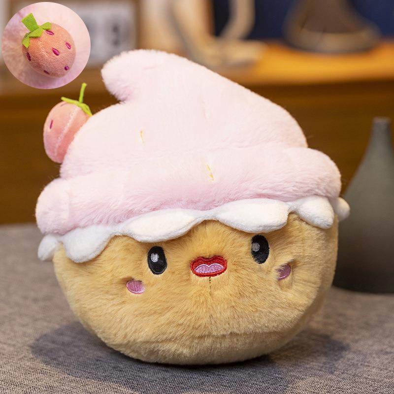 BuyCupkimo: Kawaii Birthday Cake Plushie - Goodlifebean Plushies | Stuffed Animals