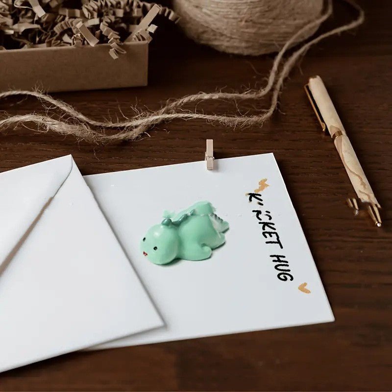 Kawaii Dino Card - Goodlifebean 0