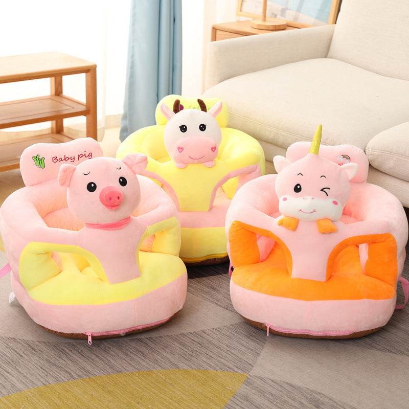 Shop SnuggleSeat: Soft and Cozy Anti-Roll Baby Char - Goodlifebean Plushie | Stuffed Animal
