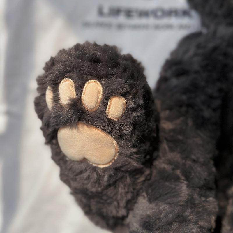 BuyCozy Curl Cat: Cute Curly Haired Black Cat | Black Cat Plush - Goodlifebean Plushies | Stuffed Animals