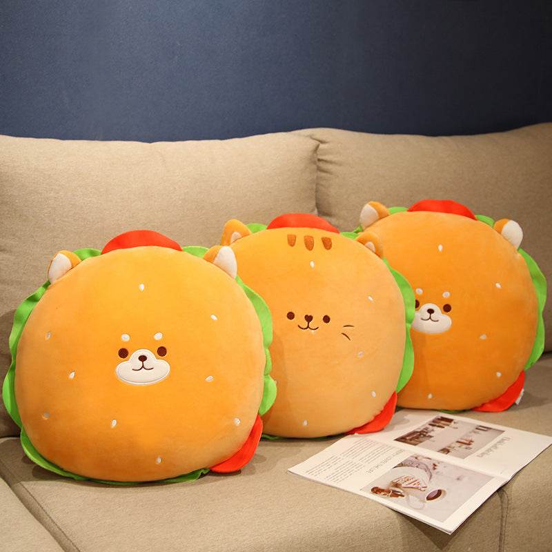 BuyKawaii Stuffed Hamburger Plushie - Goodlifebean Plushies | Stuffed Animals