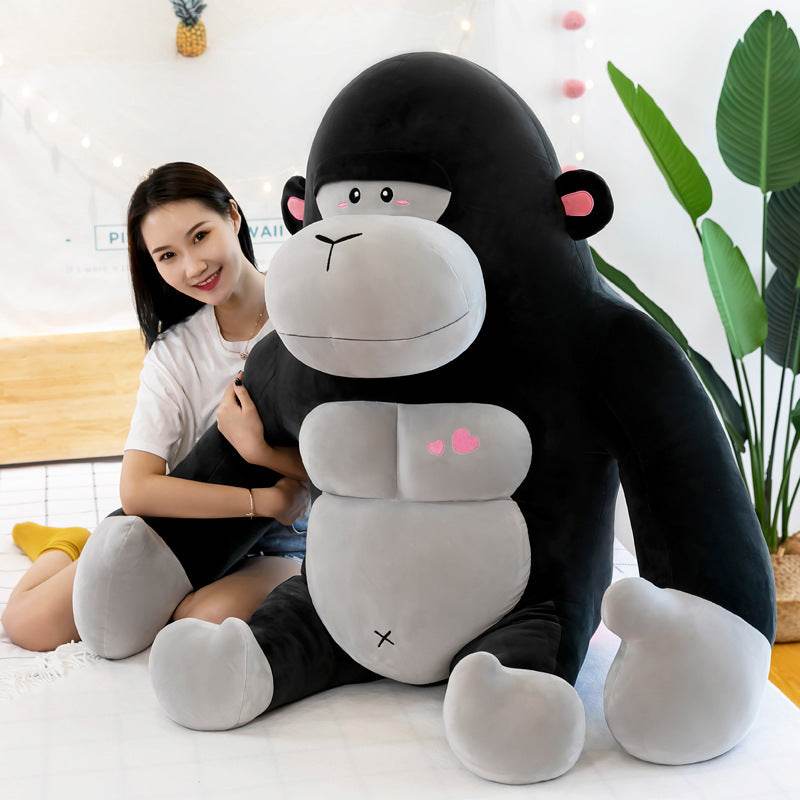 BuyCute Buffed Up Muscular Gorilla Plushie - Goodlifebean Plushies | Stuffed Animals