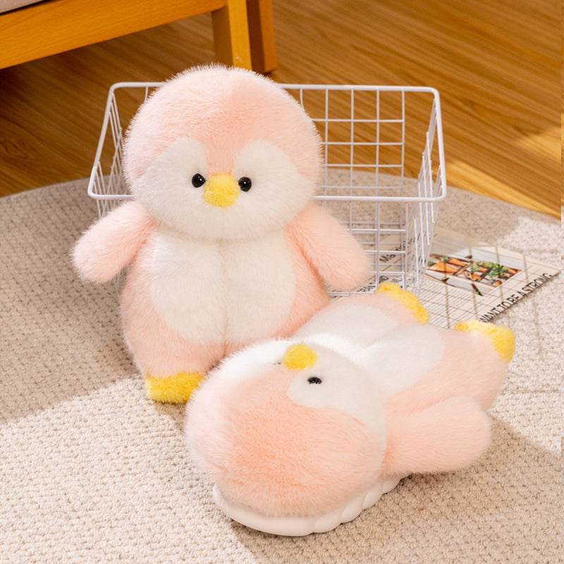 BuyHappy Feet | Kawaii Penguin Plush Slippers - Goodlifebean Plushies | Stuffed Animals