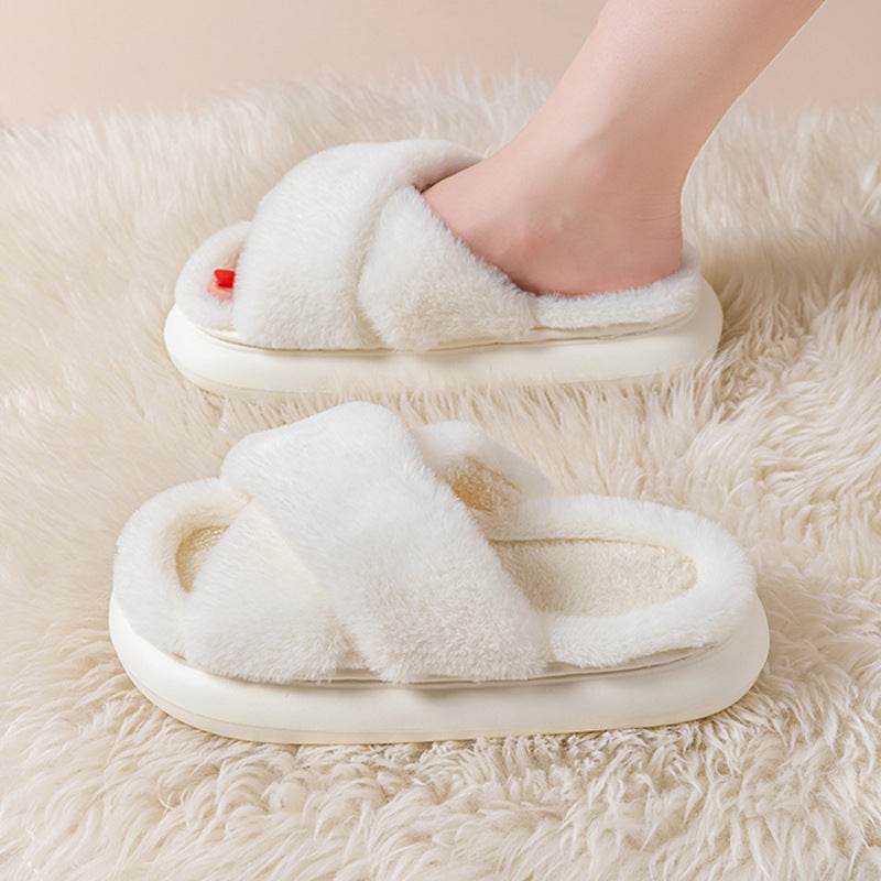 Shop CozyTwist: Criss Cross Cloud Slippers - Goodlifebean Plushie | Stuffed Animal