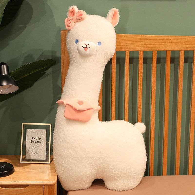 Shop FluffyPaca: Kawaii Alpaca Plushie | Stuffed Animal Alpaca | Body Pillow Plush - Goodlifebean Plushie | Stuffed Animal