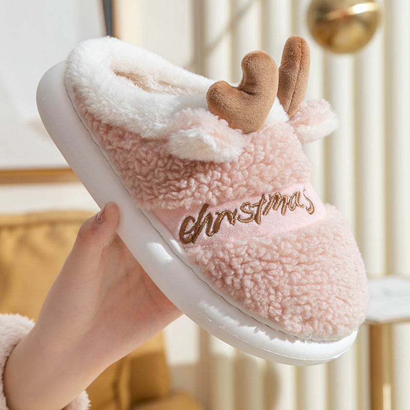BuySanta's Snuggle Warm Fuzzy Slippers - Goodlifebean Plushies | Stuffed Animals