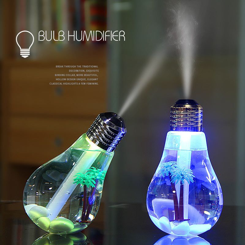 AromaGlow Humidifier | Glowing Bulb Humidifier