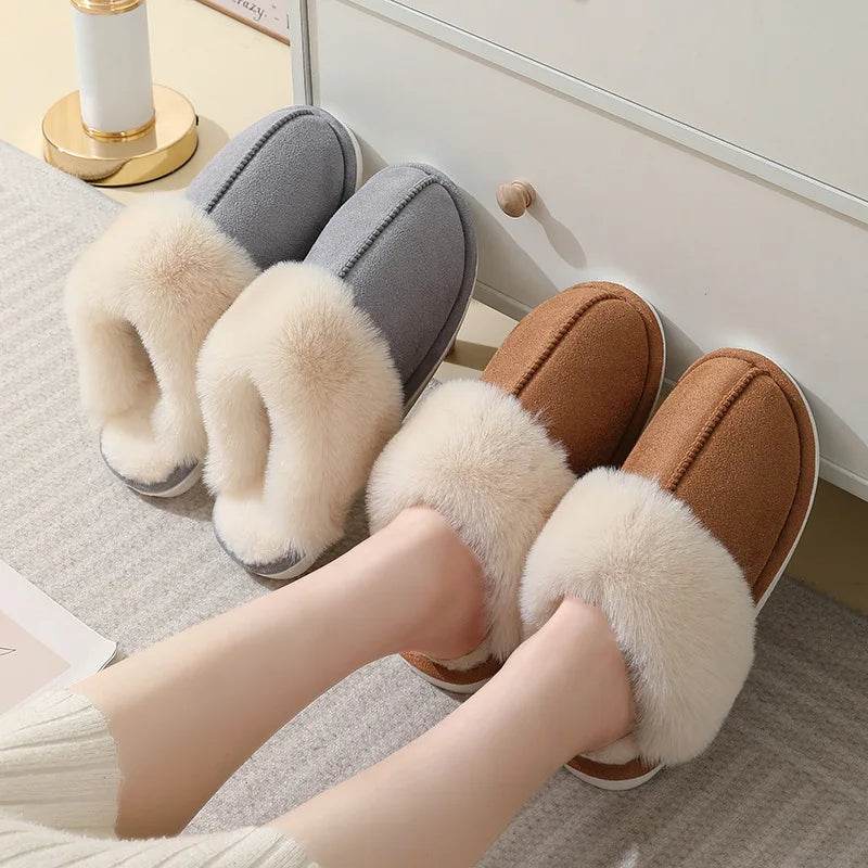 Shop Coziest Cloud Haven: Fuzzy Warm Slippers - Goodlifebean Plushie | Stuffed Animal