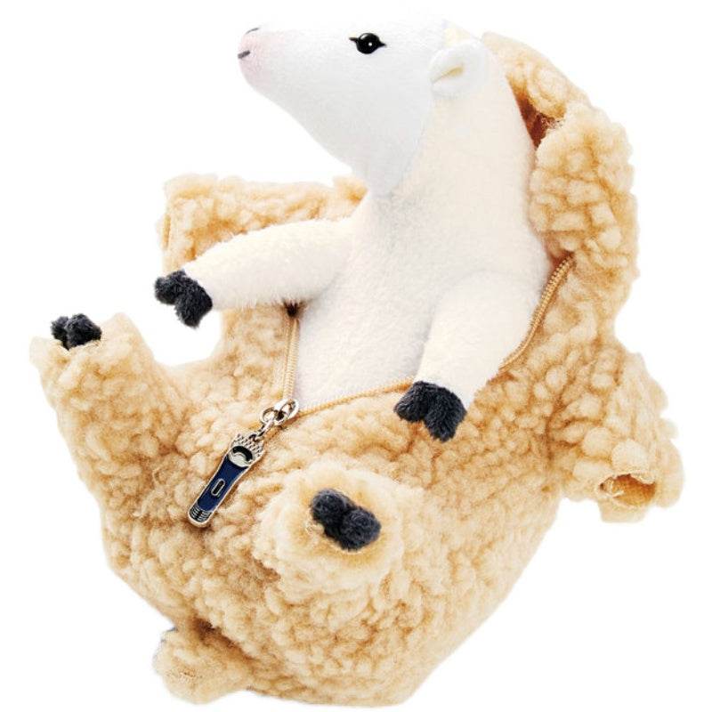 Shop SnuggleLlama: The Cozy Alpaca Plushie with Removable Fleece Jacket - Goodlifebean Plushie | Stuffed Animal