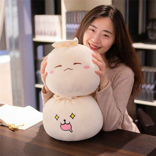 Kawaii Dumpling Plushie | Squishy Stress Relief Plushie - Goodlifebean Stuffed Animals