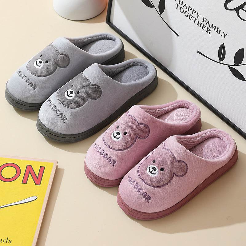 SnugglePaws: Kawaii Teddy Bear Slippers - Goodlifebean