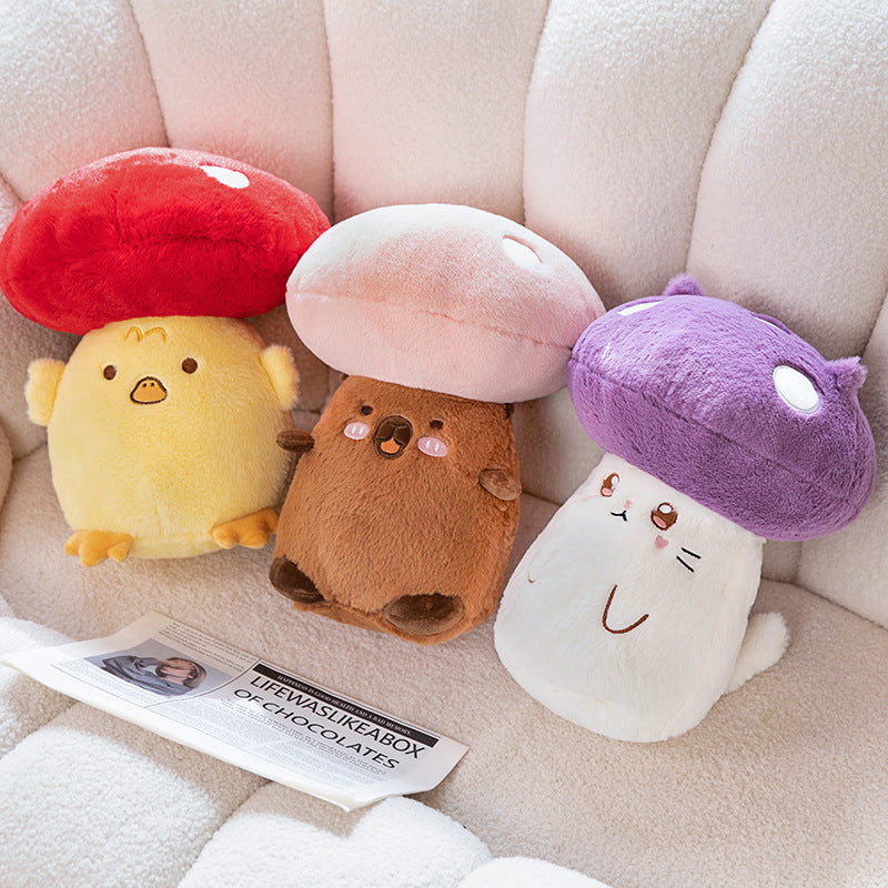 Shop Kinoberry: Kawaii Funny Mushroom Plushie - Goodlifebean Plushie | Stuffed Animal