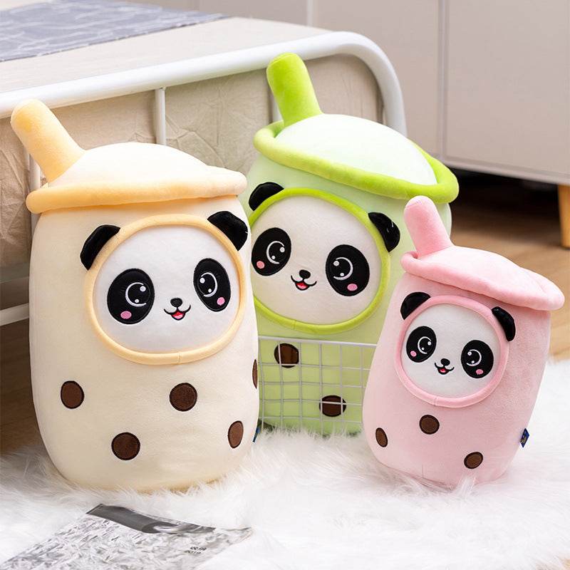 BuyKawaii Panda in Boba Tea Plushie | Bubble Tea Plush - Goodlifebean Plushies | Stuffed Animals