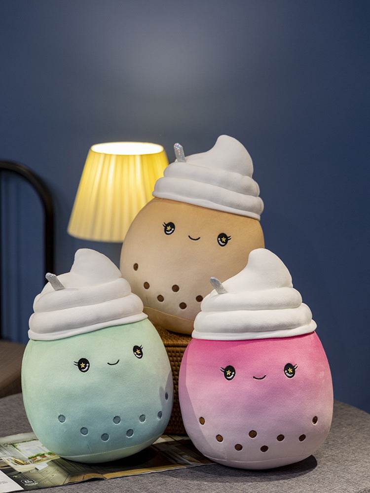 BuyBoba Ice Cream Plushie | Bubble Tea Plushie - Goodlifebean Plushies | Stuffed Animals