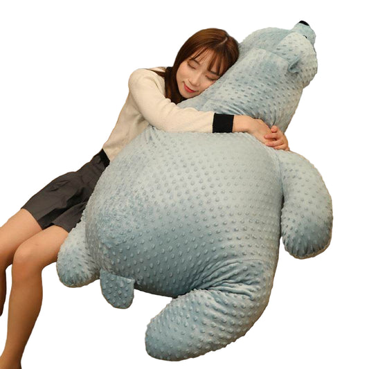 Shop Iceball: Giant Chonky Polar Bear Plushie | 4ft Stuffed Polar Bear - Goodlifebean Plushie | Stuffed Animal