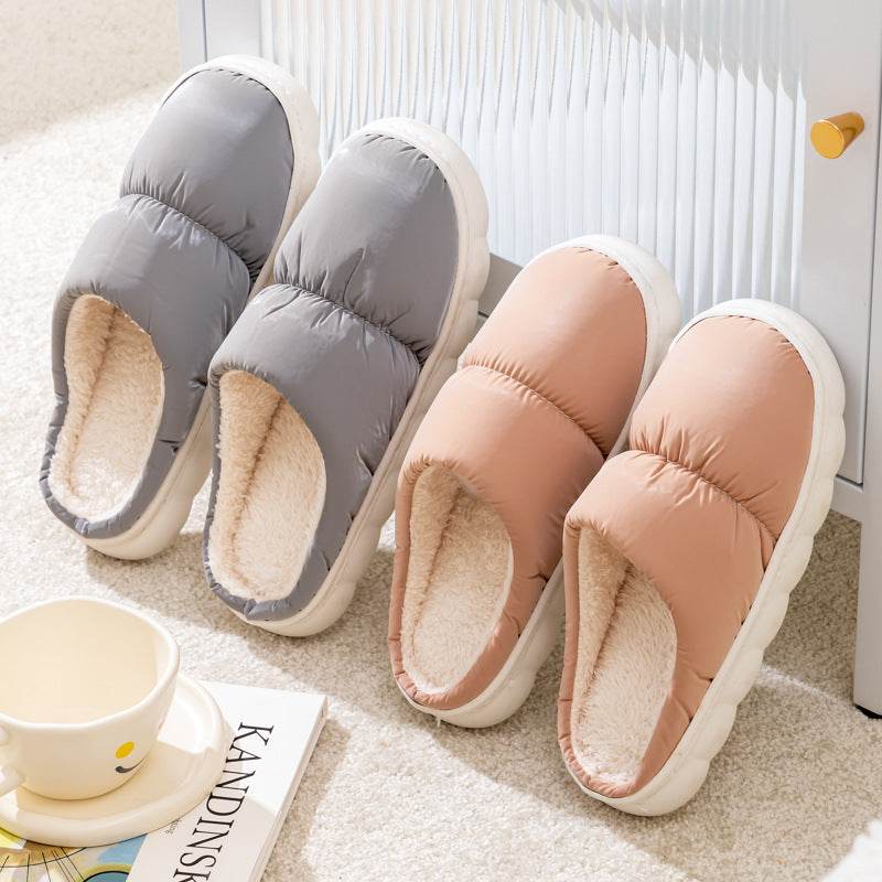 Shop QuiltedCozy: Plush Indoor Warm Slippers - Goodlifebean Plushie | Stuffed Animal