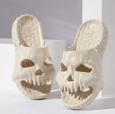 BuySpooky Halloween Skull Slides for Adults - Goodlifebean Plushies | Stuffed Animals
