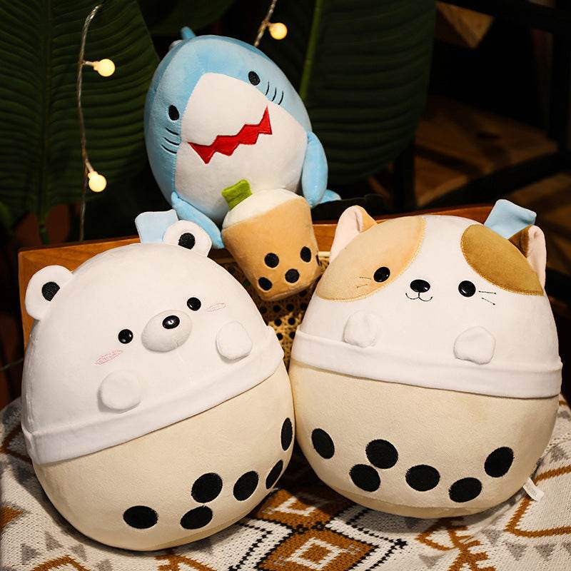 BuyChonky Milk Tea Boba Animal Plushies - Goodlifebean Plushies | Stuffed Animals