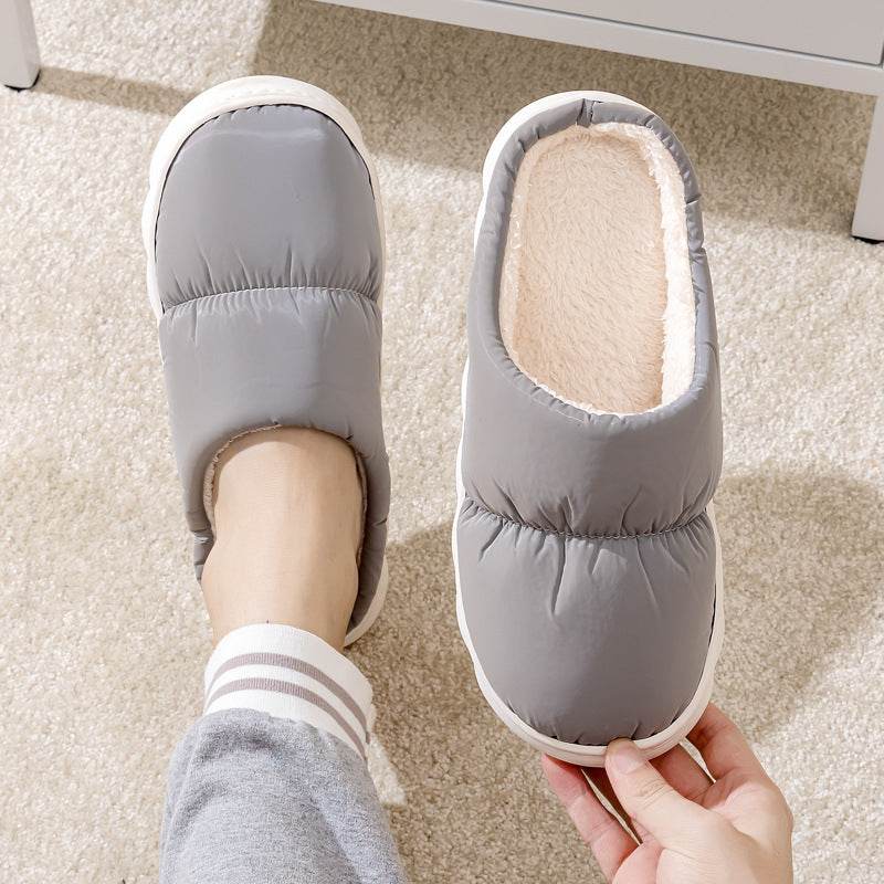 Shop QuiltedCozy: Plush Indoor Warm Slippers - Goodlifebean Plushie | Stuffed Animal