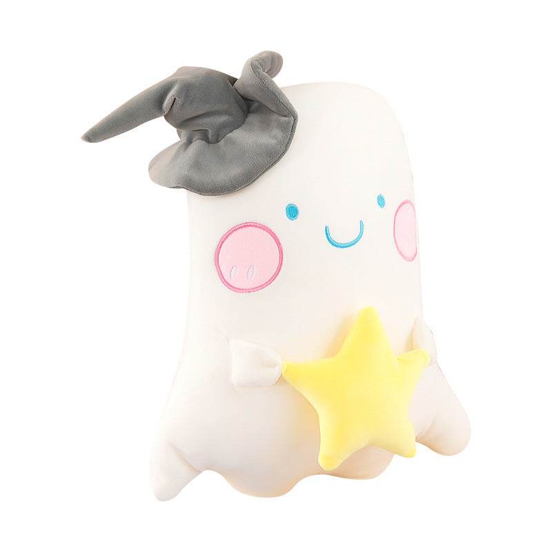 Shop Ghostie Puff | Kawaii Ghost Halloween Plushie - Goodlifebean Plushie | Stuffed Animal