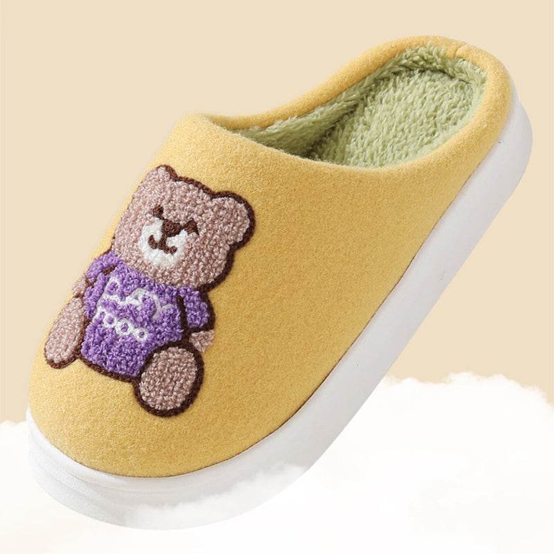 Shop Cute Teddy bear Slippers | Warm Indoor Slippers - Goodlifebean Plushie | Stuffed Animal