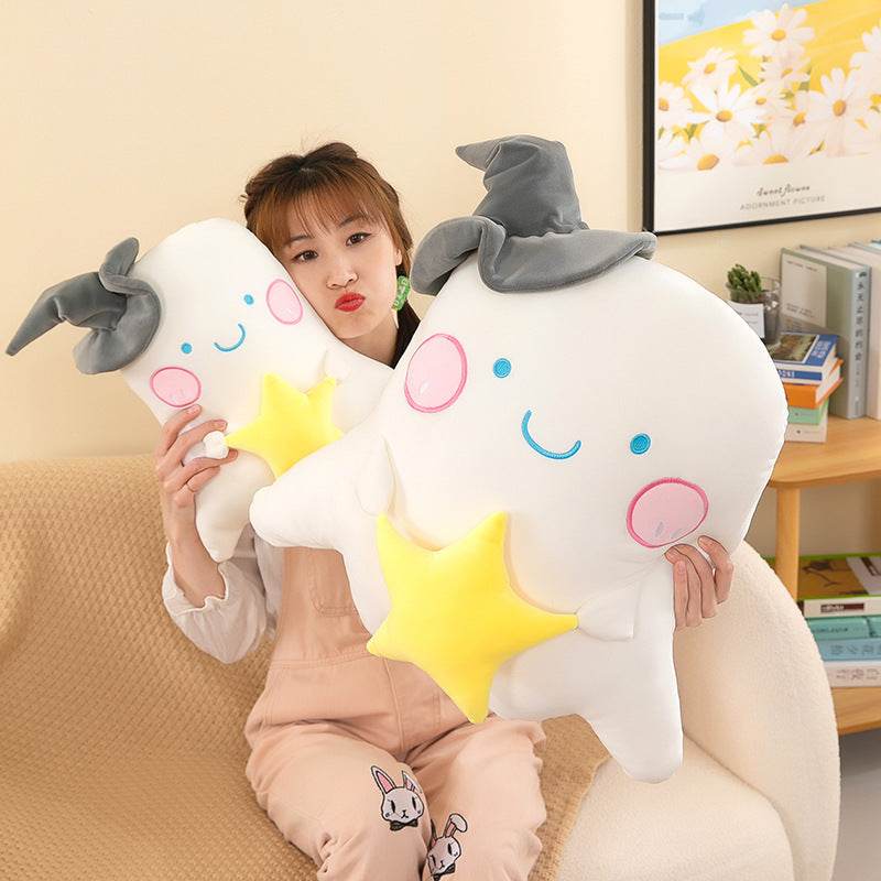 Shop Ghostie Puff | Kawaii Ghost Halloween Plushie - Goodlifebean Plushie | Stuffed Animal
