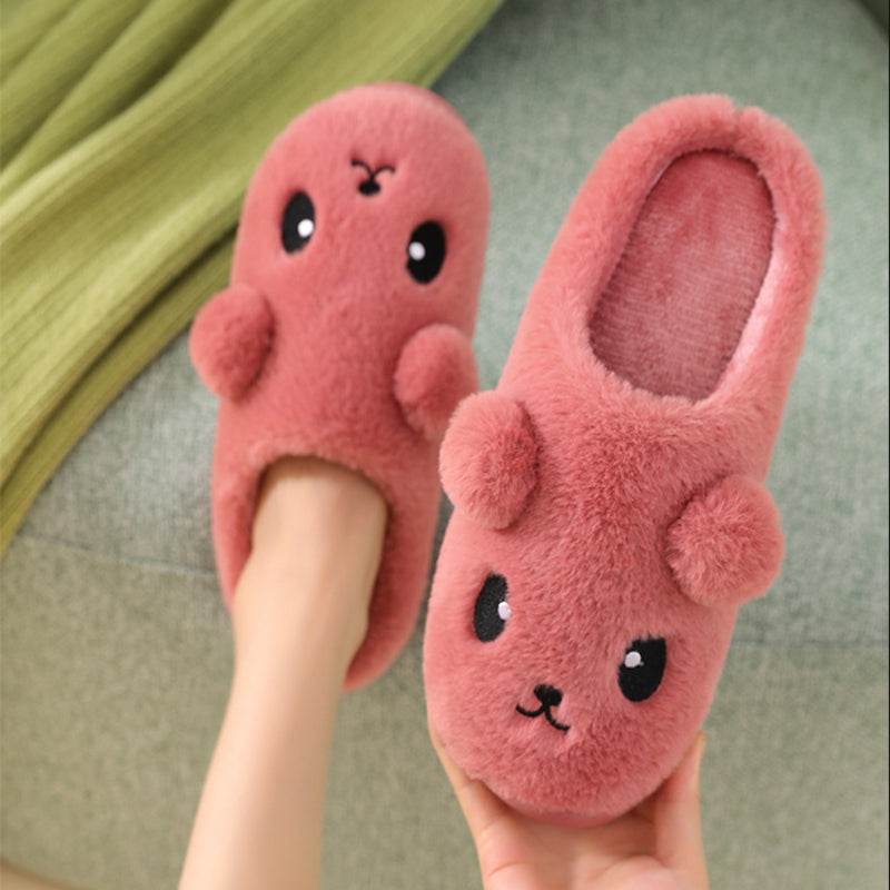 Shop Kawaii Thick-Sole Plush Slippers - Goodlifebean Plushie | Stuffed Animal
