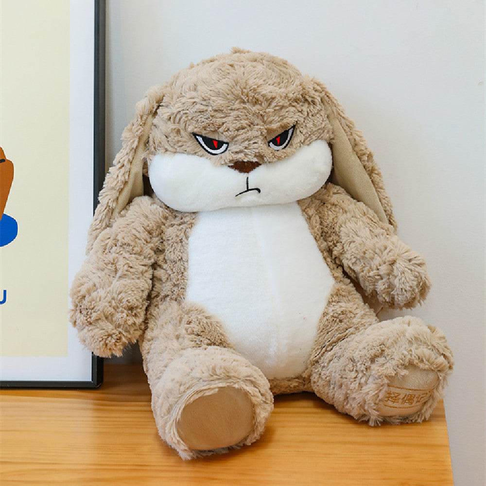 Shop Grumpy Rabbit Bunny Plushie - Goodlifebean Plushie | Stuffed Animal