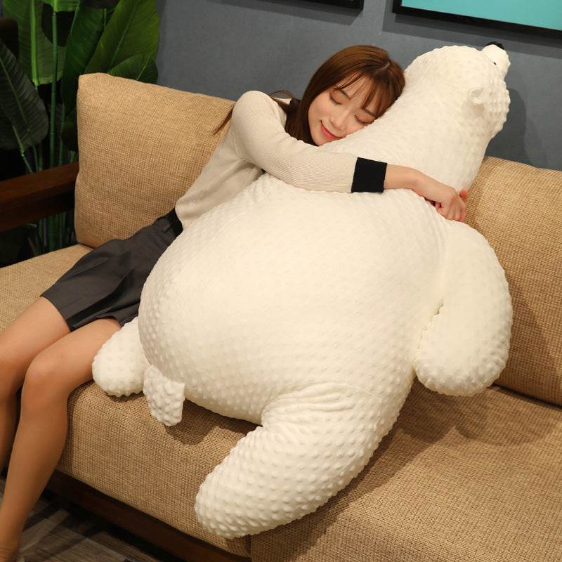 Shop Iceball: Giant Chonky Polar Bear Plushie | 4ft Stuffed Polar Bear - Goodlifebean Plushie | Stuffed Animal