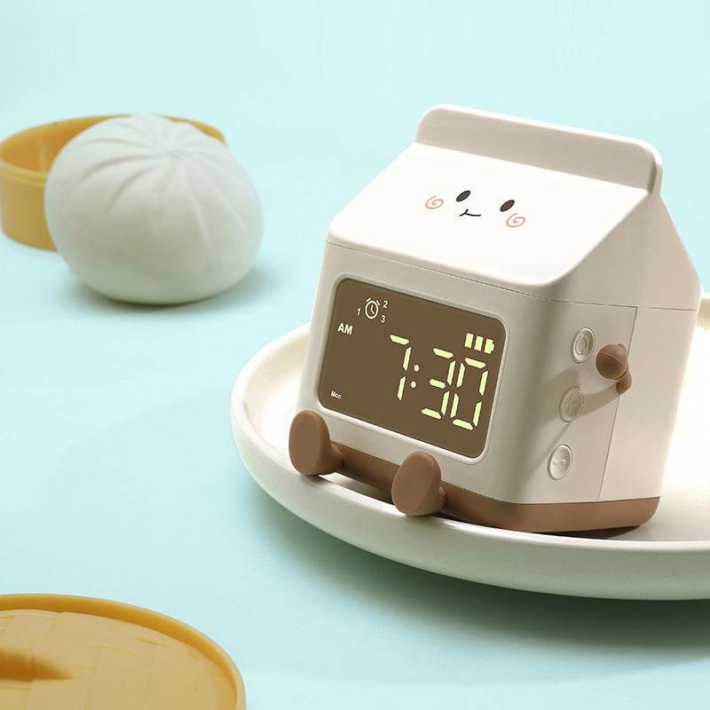 Shop Kawaii Milk Carton Alarm Clock - Goodlifebean Plushie | Stuffed Animal