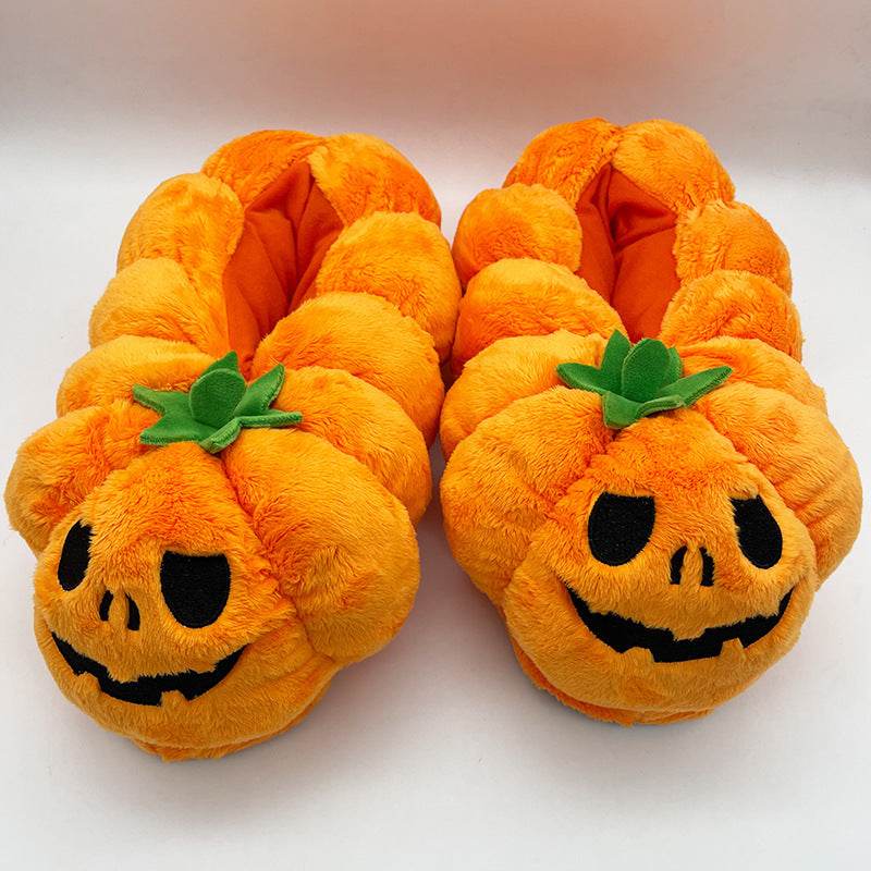 Shop Jack-o'-Lounge Slippers | Spooky Halloweem Slippers - Goodlifebean Plushies | Stuffed Animals