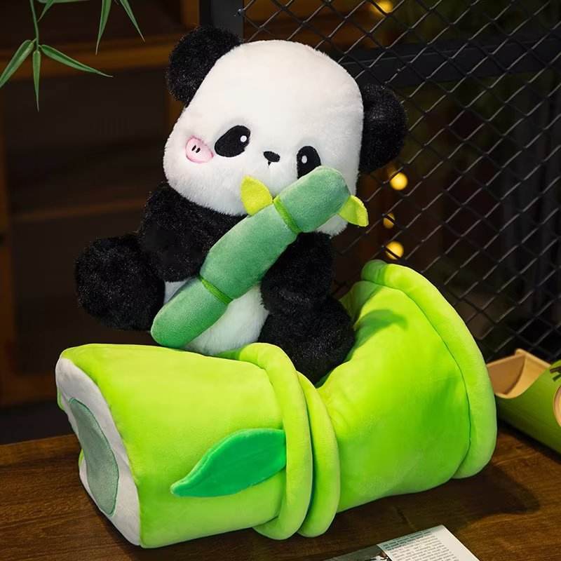 Shop Bamboozle: Surprise Panda Inside Bamboo Plushie - Goodlifebean Plushie | Stuffed Animal