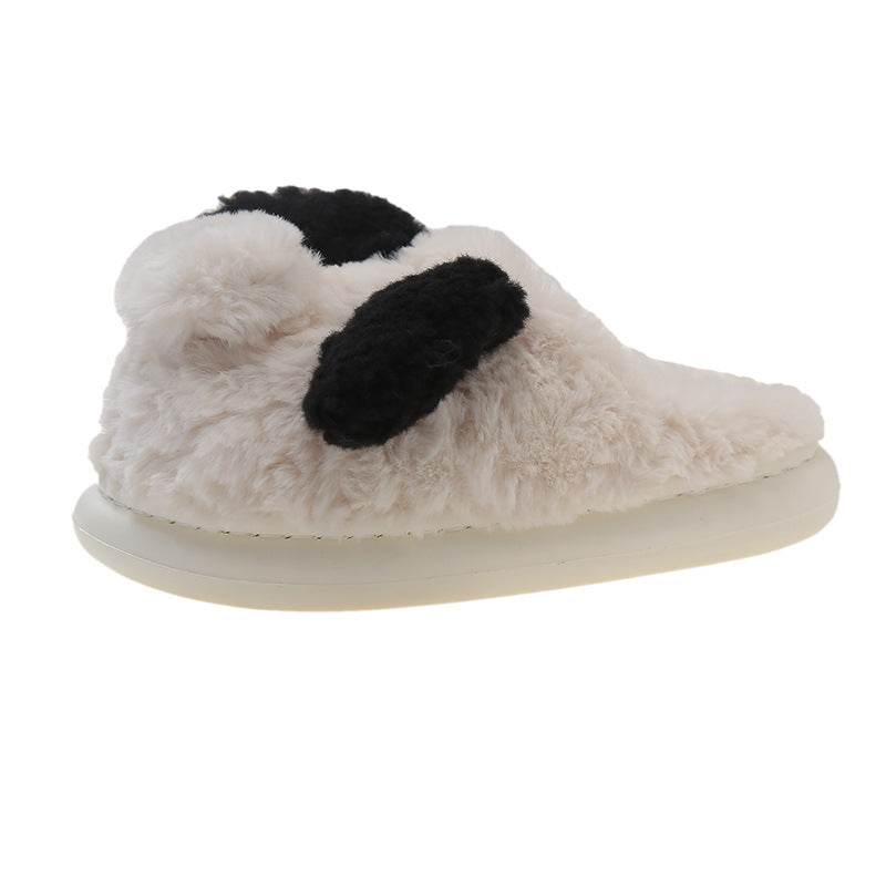 Shop Fuzzy Puppy Plush Slippers | Kawaii Indoor Slippers - Goodlifebean Plushie | Stuffed Animal