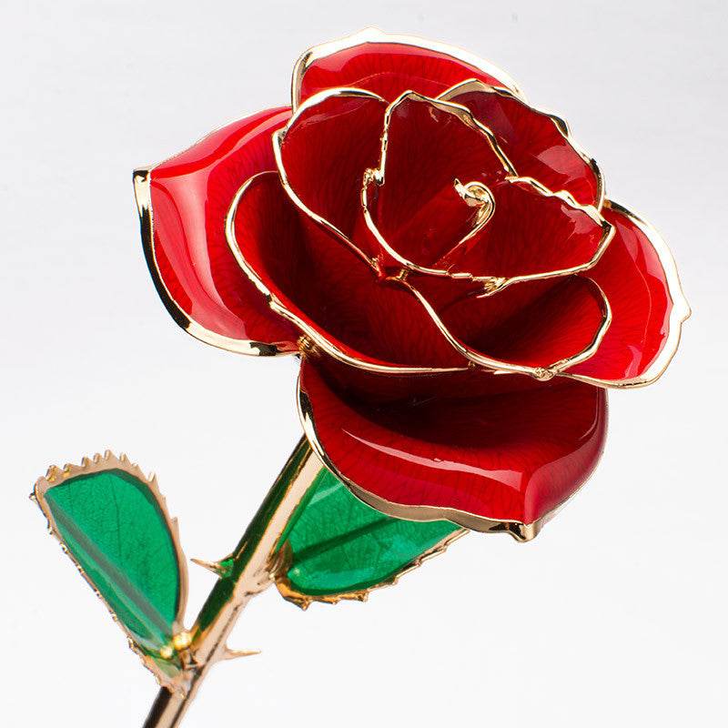 BuyHandmade 24K Gold-Plated Rose - Goodlifebean Plushies | Stuffed Animals