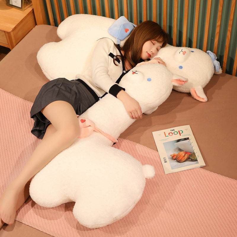 Shop FluffyPaca: Kawaii Alpaca Plushie | Stuffed Animal Alpaca | Body Pillow Plush - Goodlifebean Plushie | Stuffed Animal