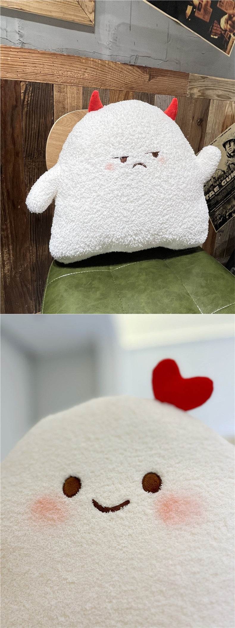 Shop Boo-Boo Buddy | Kawaii Ghost Plushie - Goodlifebean Plushies | Stuffed Animals