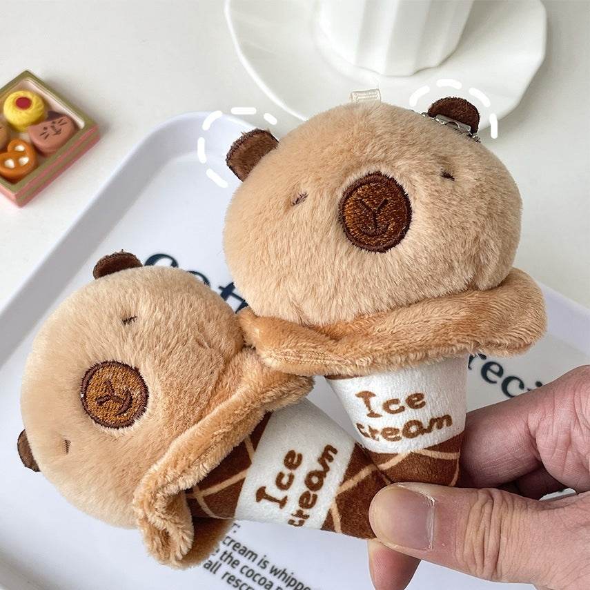 CapyCream: Mini Capybara Flavored Ice-cream Plushie - Goodlifebean