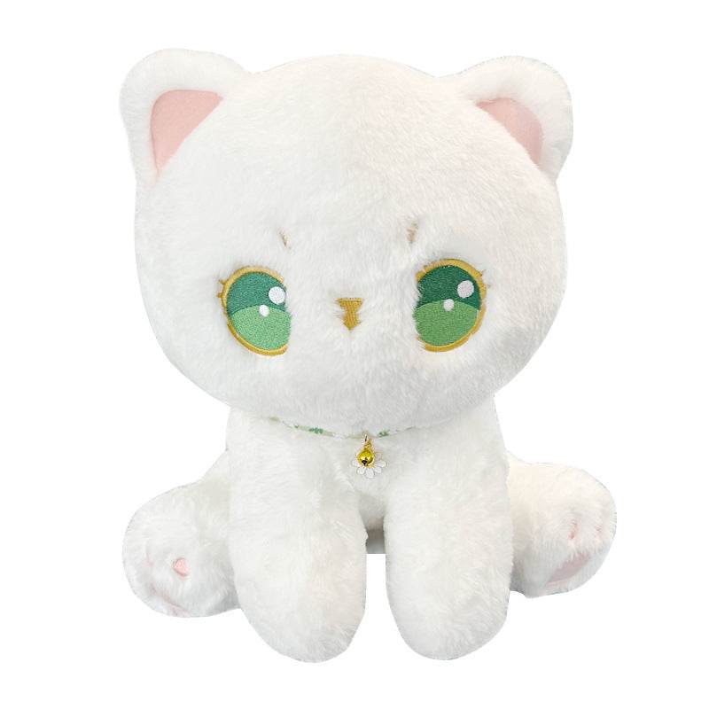 BuyKokoro: Kawaii White Cat Plushie | Cute Stuffed Animal Cat - Goodlifebean Plushies | Stuffed Animals