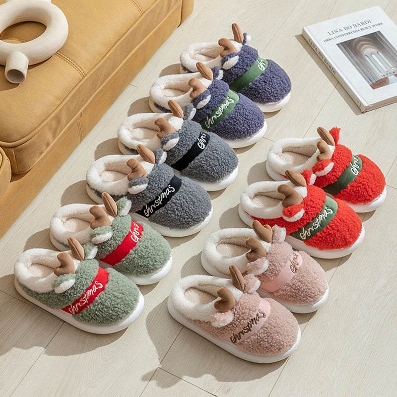 BuySanta's Snuggle Warm Fuzzy Slippers - Goodlifebean Plushies | Stuffed Animals