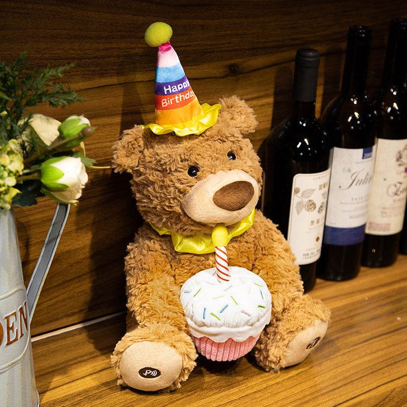 Shop Singing Birthday Bear - Goodlifebean Plushie | Stuffed Animal