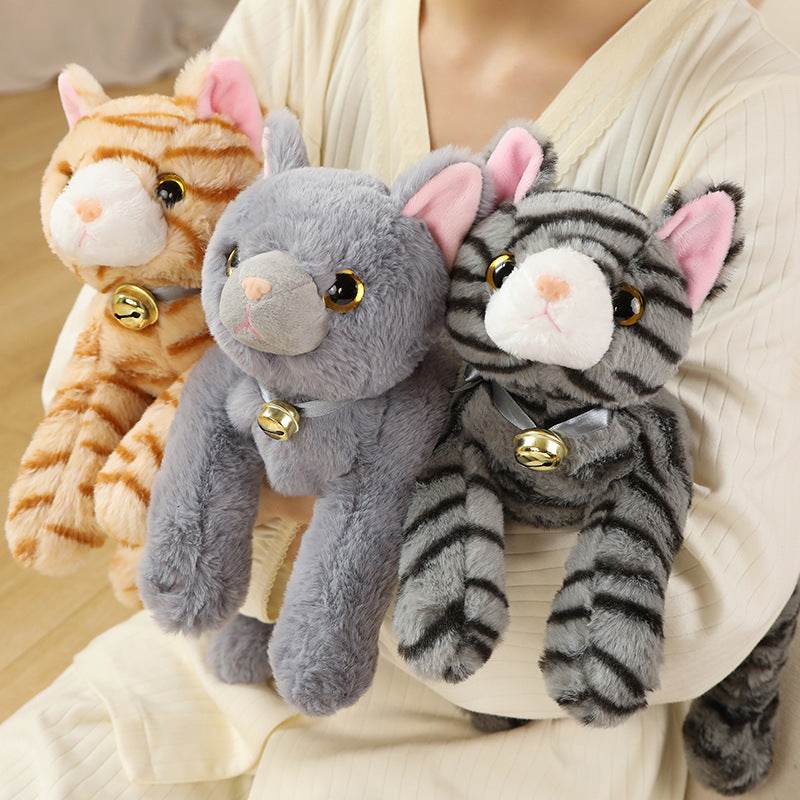 Shop Furry Feline Friends | Lifelike Stuffed Animal Cat Plush - Goodlifebean Plushie | Stuffed Animal