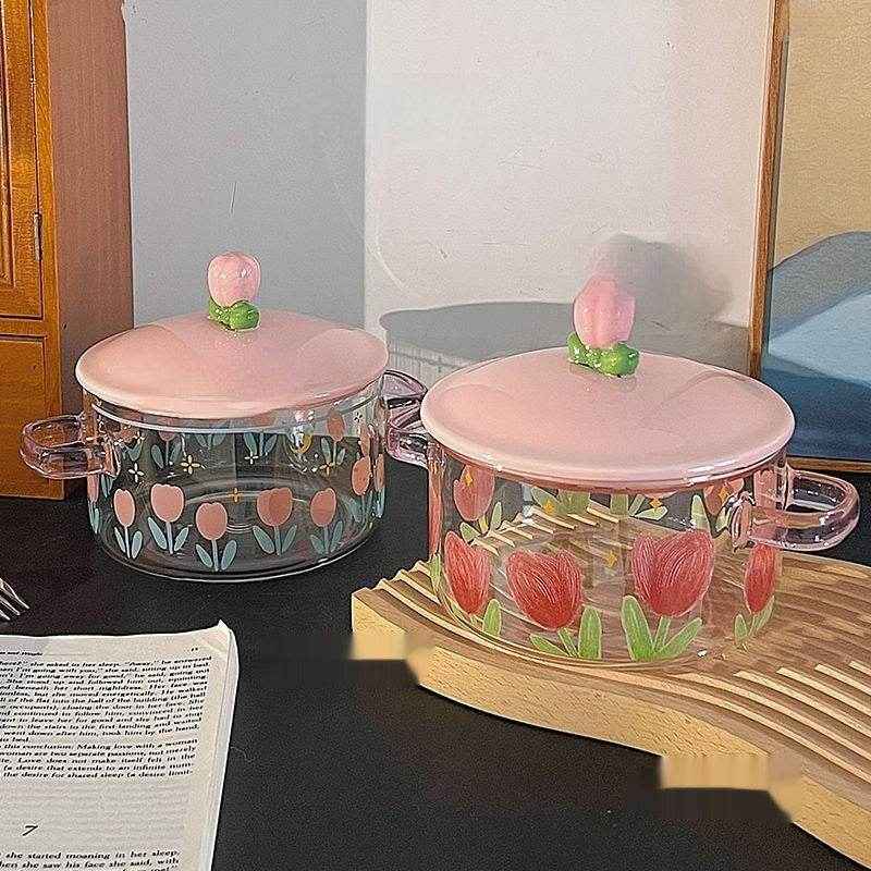 Kawaii Tulip Ramen Bowl - Goodlifebean Gifts