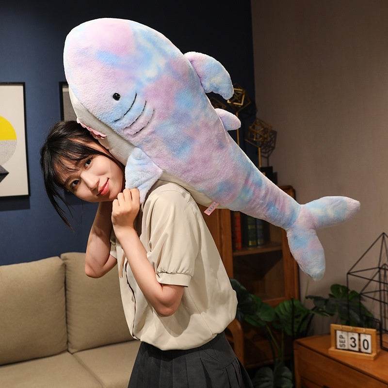 Shop Rainbow Mermaid Shark Plush - Goodlifebean Plushie | Stuffed Animal