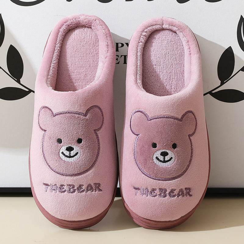 SnugglePaws: Kawaii Teddy Bear Slippers - Goodlifebean