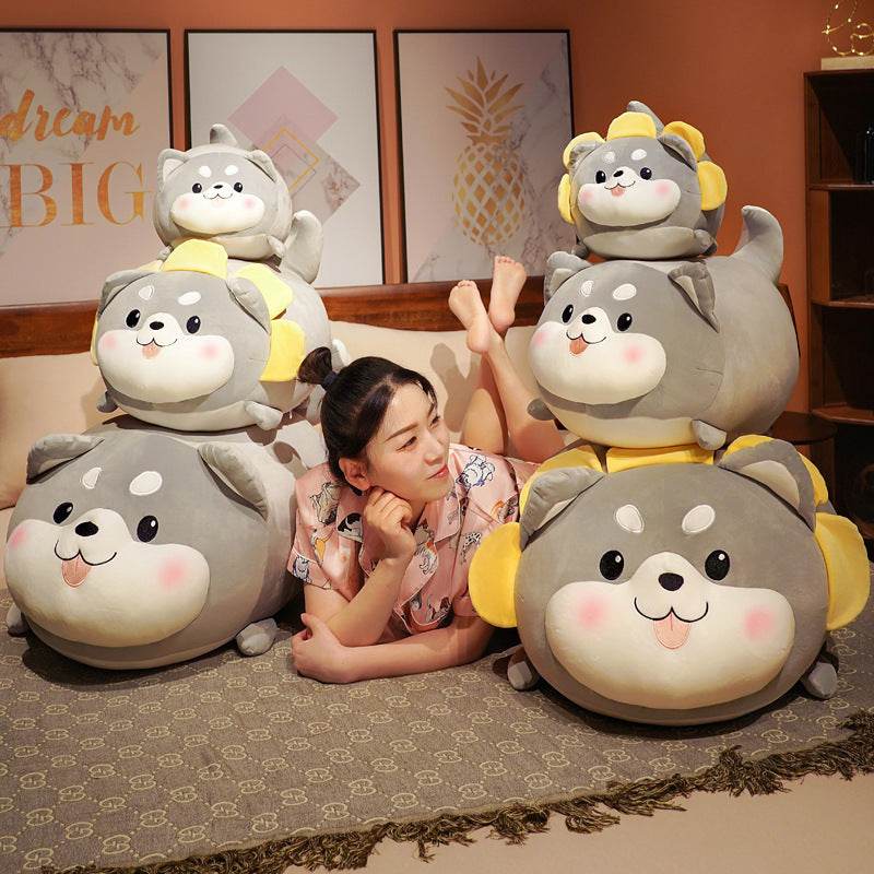 BuyLoki: Giant Chubby Husky Plushie | Stuffed Animal Husky - Goodlifebean Plushies | Stuffed Animals